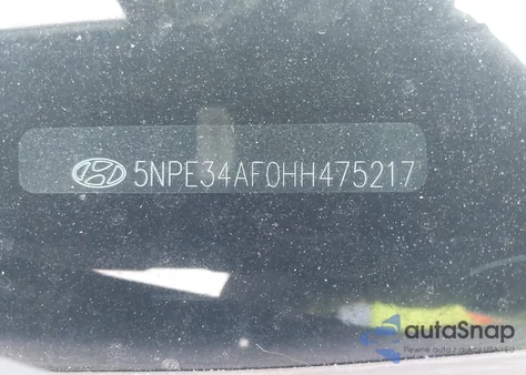 2017 Hyundai Sonata Sport из США, поврежденный, VIN 5NPE34AF0HH475217